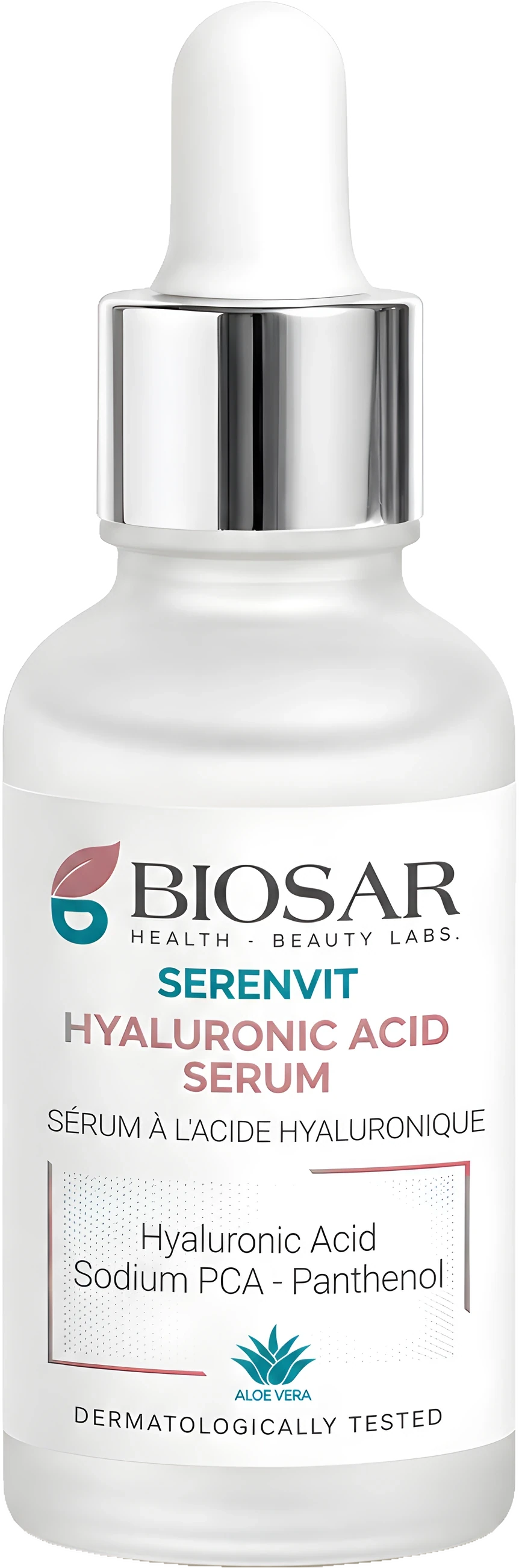 BIOSAR Serenvit Hyaluronic Acid Serum 30 ml, front label